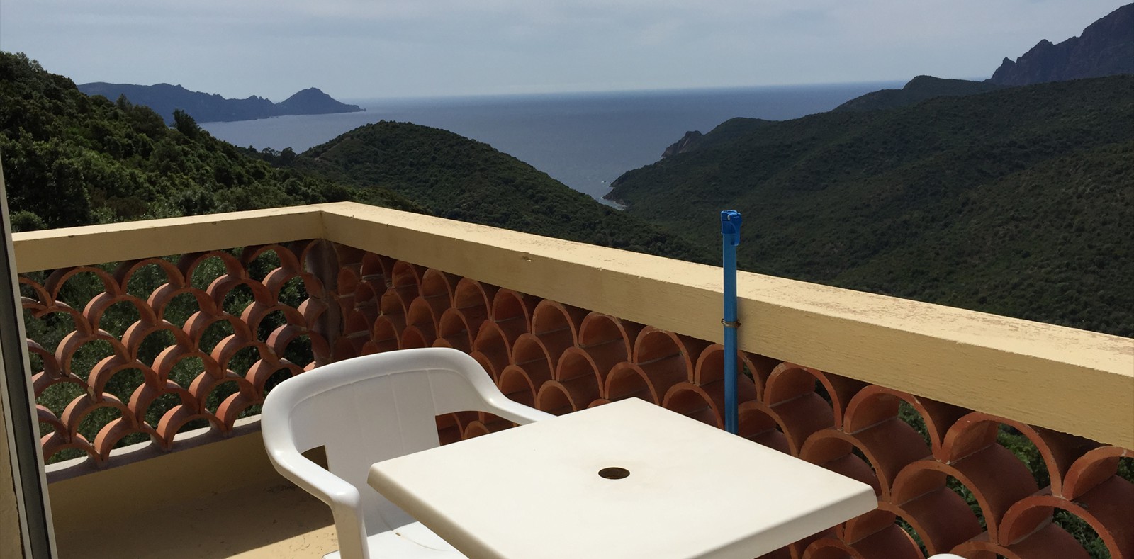 la vue du balcon